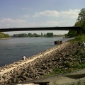 view of the Rhein upriver